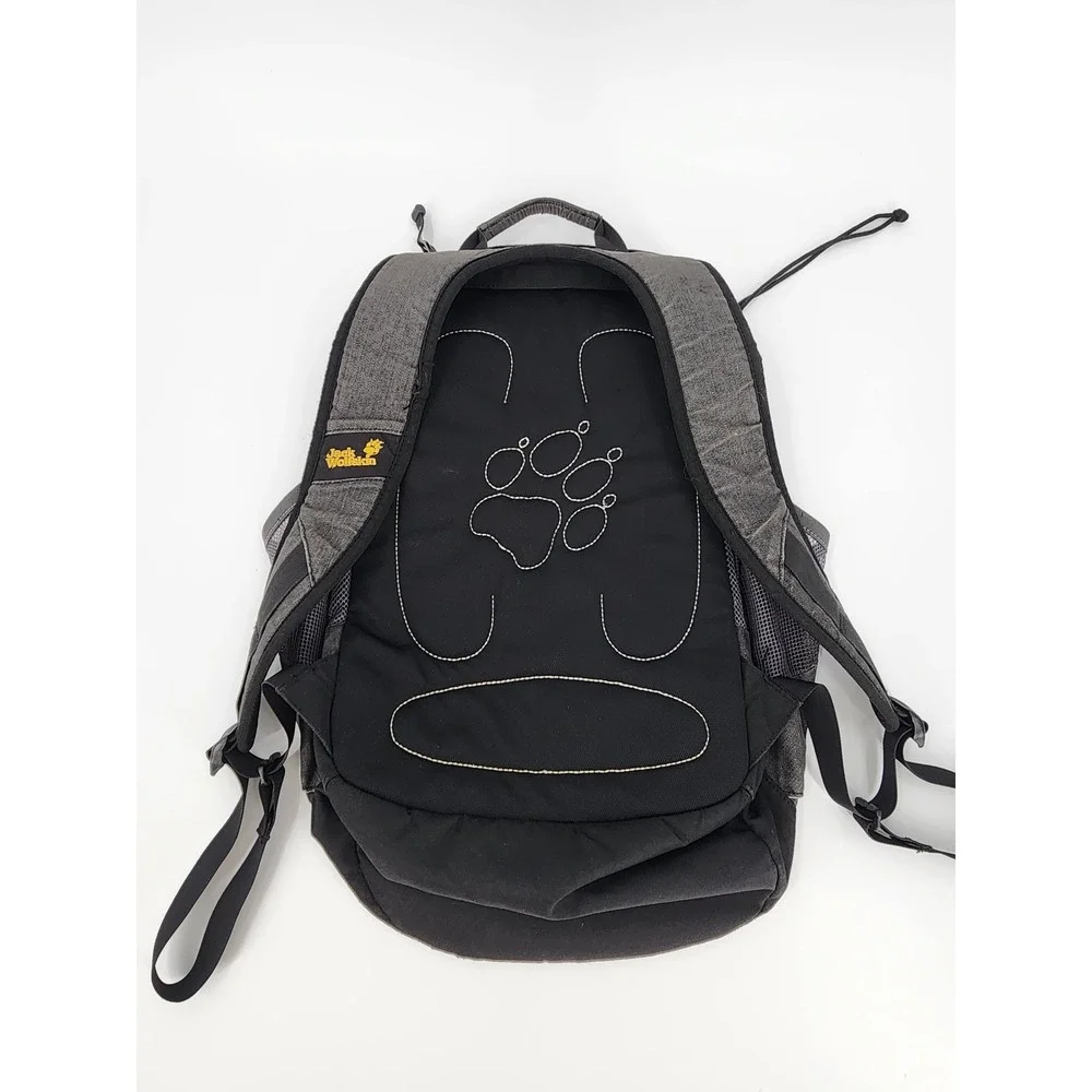 Jack Wolfskin Pecos Backpack Snuggle Up Black Grey Daypack Hiking Bag